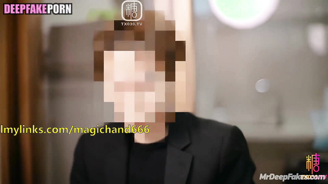 Hot date with new slutty secretary 迪丽热巴 迪力木拉提 性爱录像带 fake Dilireba