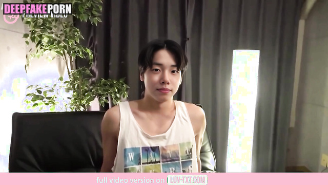 He was asked to undress and he began to do it, Yeonjun ai 투모로우바이투게더 포르노