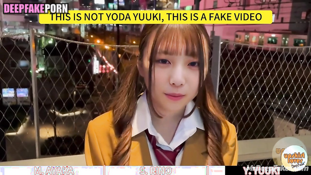 They left quickly after sex, fake Ayaka Miyoshi & Rino Sashihara 三吉彩花 ポルノ