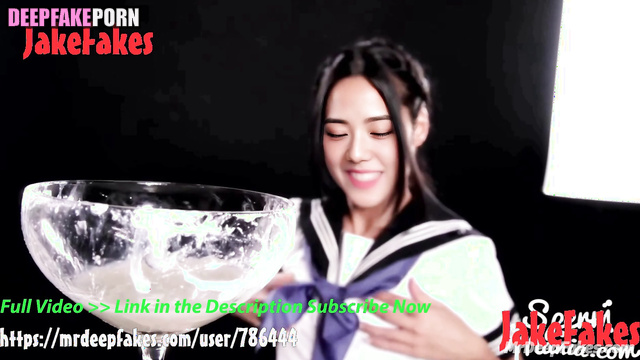 Jisoo 지수 makes herself tasty cocktail from cum Korean 한국어 BLACKPINK 블랙핑크