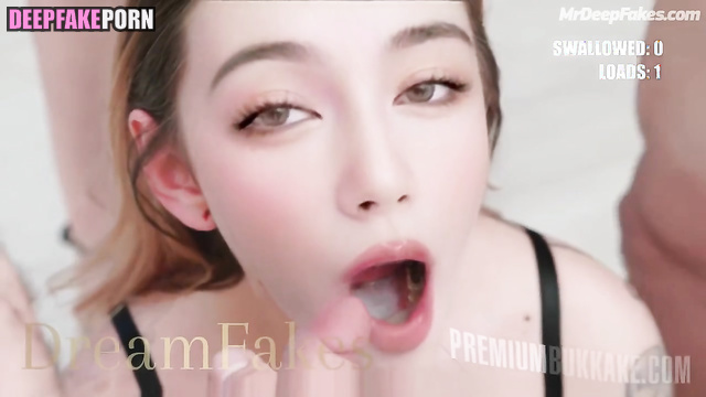 Slutty tattooed girl enjoying hot bukkake party / Sana トゥワイス フェイクポルノ