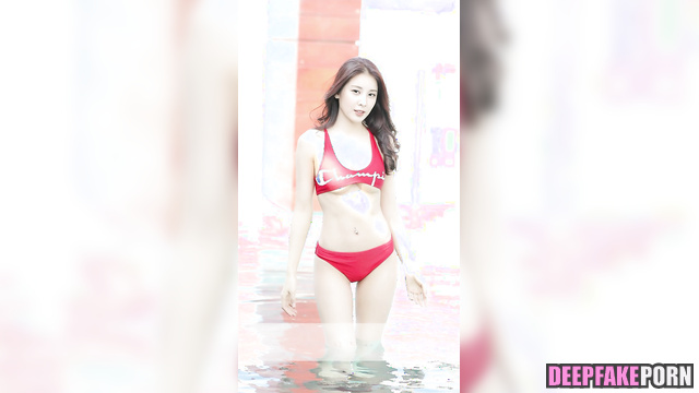 Brunette in red bikini wants to pick you up - Seohyun (少女時代 本物の偽物) ai