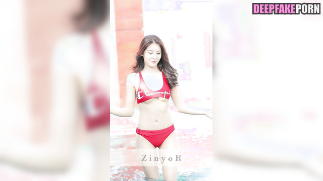 Brunette in red bikini wants to pick you up - Seohyun (少女時代 本物の偽物) ai