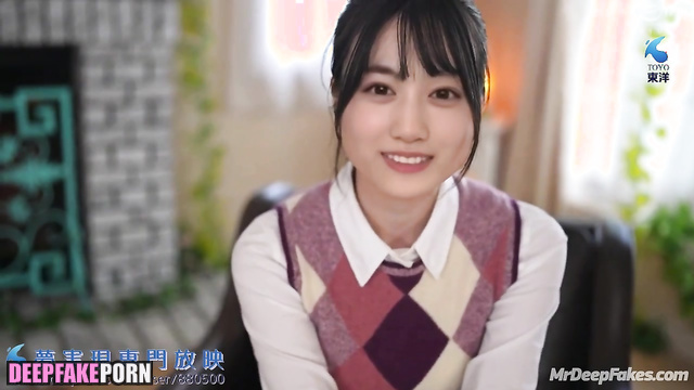 Mizuki Yamashita still allowed him to get into her panties 山下 美月 乃木坂46 ai