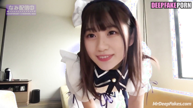 Nogizaka46 Kawasaki Sakura is making her pussy not so tight 川﨑桜 a.i. 人工知能