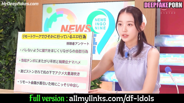 Indecent acts while news reading / Wonyoung (장원영 아이브) in deepfake video