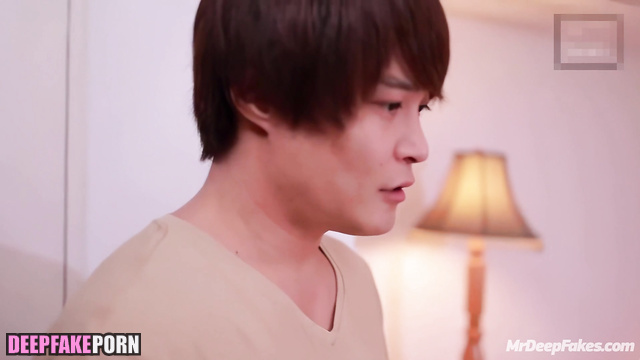 (有村 架純 有名人のセックス) mirror watching her masturbation / Kasumi Arimura A.I.