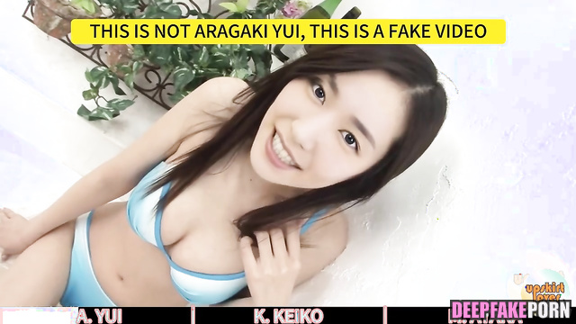 Their bodies were pleased, ai Keiko Kitagawa, Yui Aragaki 北川 景子 ディープフェイク