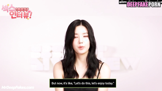 Pretty girl Eunbi (アイズワン フェイクポルノ) wants to be your mature lover - A.I.