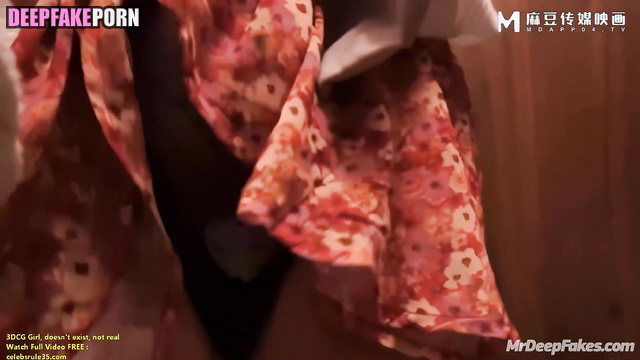 Guy sliding his dick between her legs in the bath - Karina (카리나 에스파) A.I.