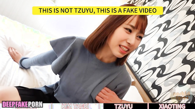 トゥワイス ディープフェイク girls and first cunni - Giselle, Kim Tae-ri, Tzuyu A.I.