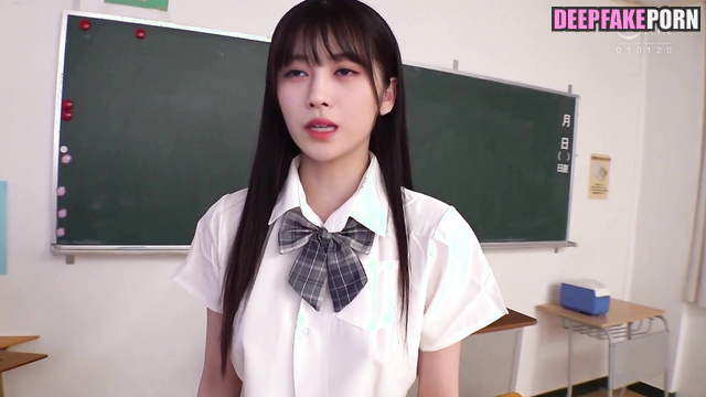 Classmates enjoying oral sex after classes 鞠婧禕 充满激情的性爱 Ju Jingyi A.I. [PREMIUM]