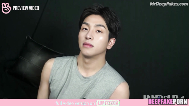 Sporty 상연 Sangyeon relaxes after the training 더보이즈 THE BOYZ 딥페이크 deepfake