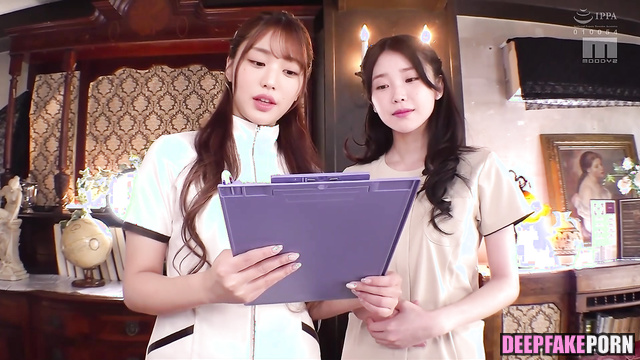 One dick for two hungry sluts : how IU and Wonyoung will share it アイヴ IVE ポルノ porn