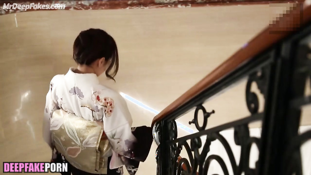 Geisha wants to undress him, look / Yukie Nakama (仲間由紀恵 フェイクポルノ) A.I.