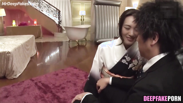 Geisha wants to undress him, look / Yukie Nakama (仲間由紀恵 フェイクポルノ) A.I.