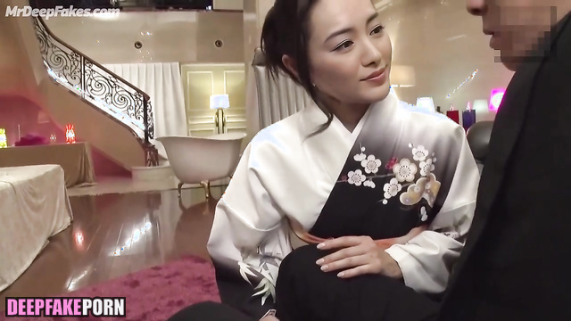 Geisha wants to undress him, look / Yukie Nakama (仲間由紀恵 フェイクポルノ) A.I.