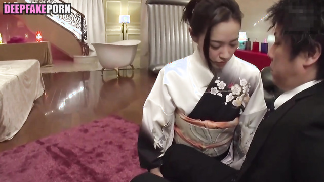 Geisha wants to undress him, look / Yukie Nakama (仲間由紀恵 フェイクポルノ) A.I.