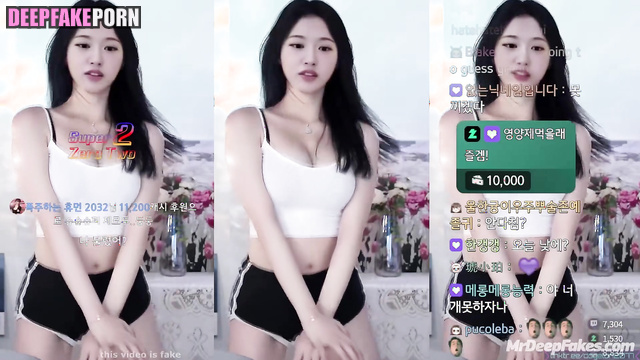 Sexy solo dance with energy Yujin アイズワン 偽の有名人のポルノ real fake