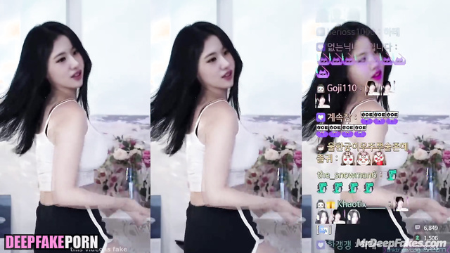 Sexy solo dance with energy Yujin アイズワン 偽の有名人のポルノ real fake