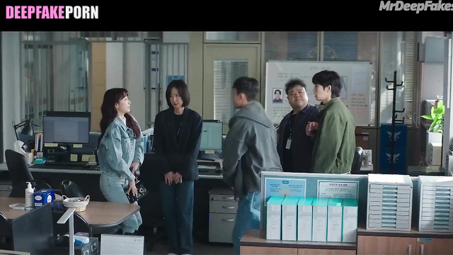 Brunette smiling during fuck with you - Park Shin-hye (박신혜 가짜 포르노) A.I.