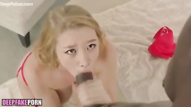 Busty chinese star sucking bbc, Juliana Kwok (郭珮文 智能換臉) interracial ai