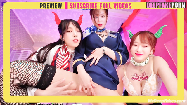 에스파 Karina x Winter x Giselle wanna be creampied on Christmas aespa 섹스 sex