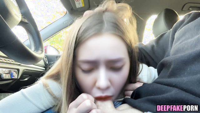 Blowjob in the car instead of coffee - Irene (아이린 레드벨벳) face swap [PREMIUM]
