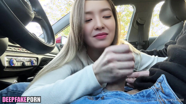 Blowjob in the car instead of coffee - Irene (아이린 레드벨벳) face swap [PREMIUM]