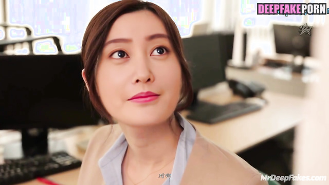 Zhang Tian'ai put on these stockings to fuck one of colleagues, ai 张天爱 换脸