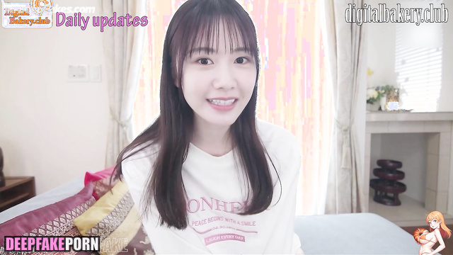 She didn't like the taste and she spat out sperm, fake Yoona (少女時代 アダルト)