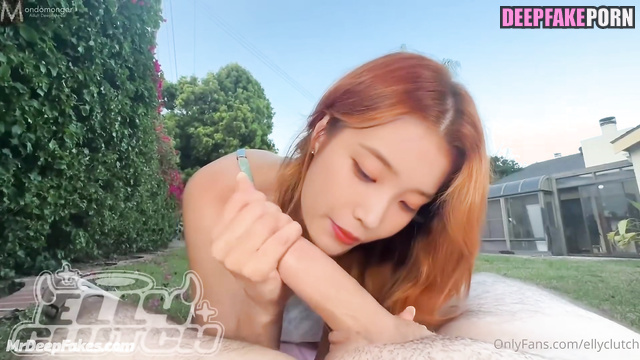 She is ready to suck you in all the places you want (IU fakeapp) 아이유 포르노