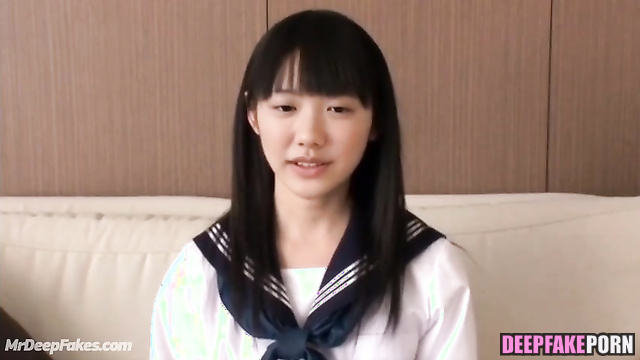 Teen and her first sensations of touching boobs, fake Mana Ashida 芦田愛菜 性別