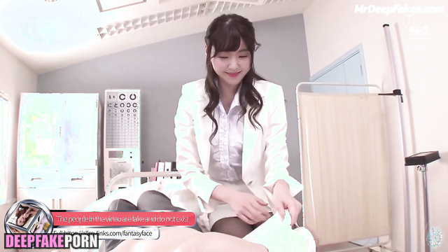 She did a footjob with her knees, look / Irene (아이린 레드벨벳) deepfake erotic