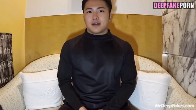 It was his first sex with a girl / 防弾少年団 フェイクポルノ RM smart face change