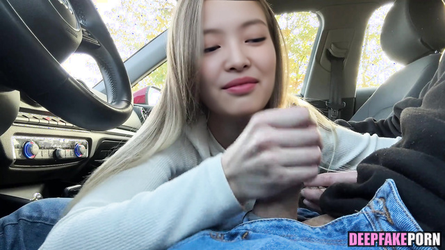 제니 블랙핑크 Jennie suddenly decided to thank you with blowjob in car, A.I. [PREMIUM]