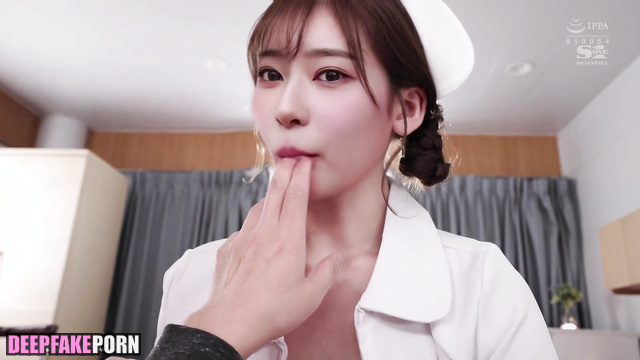 アイズワン フェイクポルノ nurse Minju decided to please you with something sweet, ai