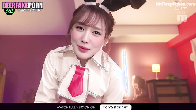 Sexy bunny touching your body - Miyeon (G)I-DLE face swap / 조미연 가짜 포르노