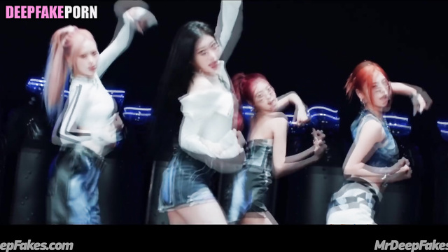있지 가짜 연예인 포르노 ITZY pmv porn - girls fucking with producers