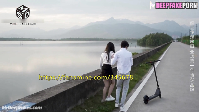 Boyfriend touching her young and horny body - Yang Mi (杨幂 充满激情的性爱) A.I.