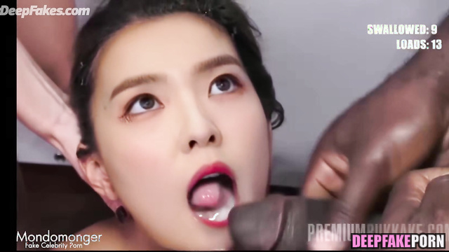Interracial pleasure with a lot of dicks - Irene (아이린 레드벨벳) deepfake porn