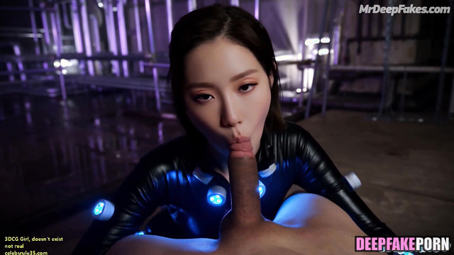 She making blowjob in a strange suit - Taeyeon 少女時代 ディープフェイク エロ A.I.