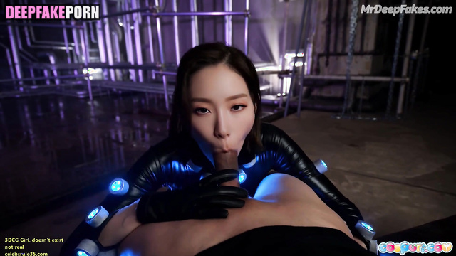 She making blowjob in a strange suit - Taeyeon 少女時代 ディープフェイク エロ A.I.