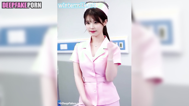 Nurse IU 아이유 will take away all of your sexual problems deepfake 딥페이크