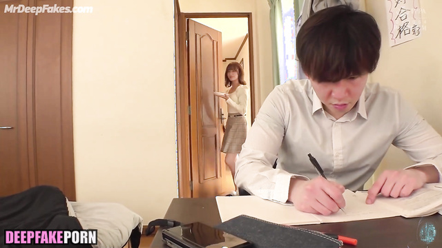 Fake Sakura in housemaid uniform pleasing her producer アイズワン ディープフェイク エロ