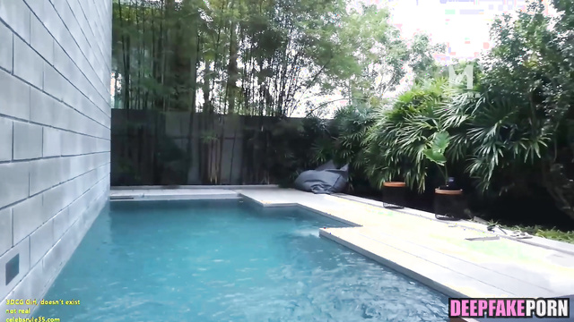 Producer filmed their passion fucking in the pool, Karina (카리나 에스파) A.I.