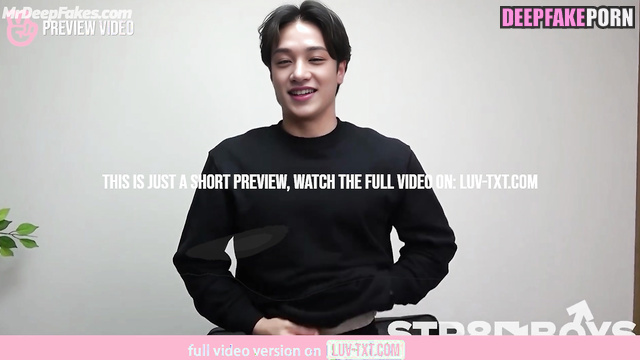 He came to a porn casting and was confused, fake Bang Chan (방찬 스트레이 키즈)