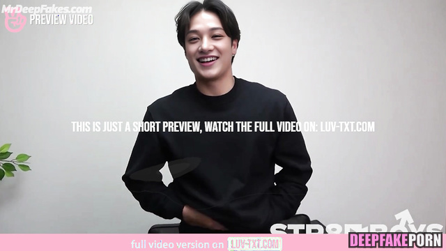 He came to a porn casting and was confused, fake Bang Chan (방찬 스트레이 키즈)