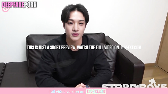He came to a porn casting and was confused, fake Bang Chan (방찬 스트레이 키즈)