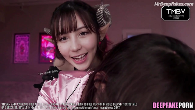 He summoned a demon and fucked her, ASMR BlueKatie in Halloween porn